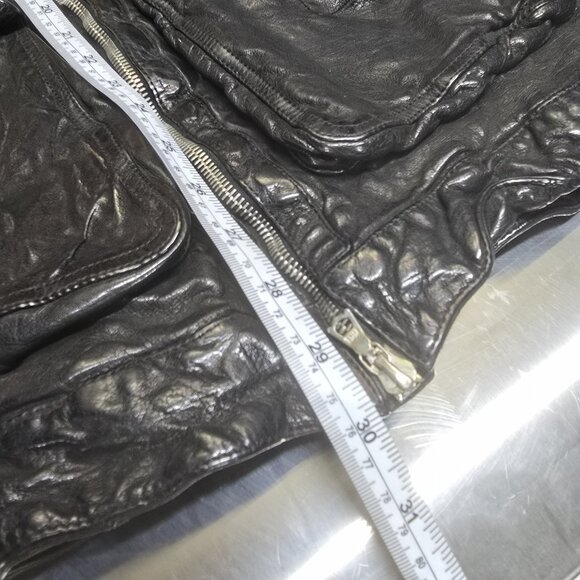 Neil Barrett "Orlando" Jacket. High-fashion textured leather. Men's XL slim - Picture 10 of 16